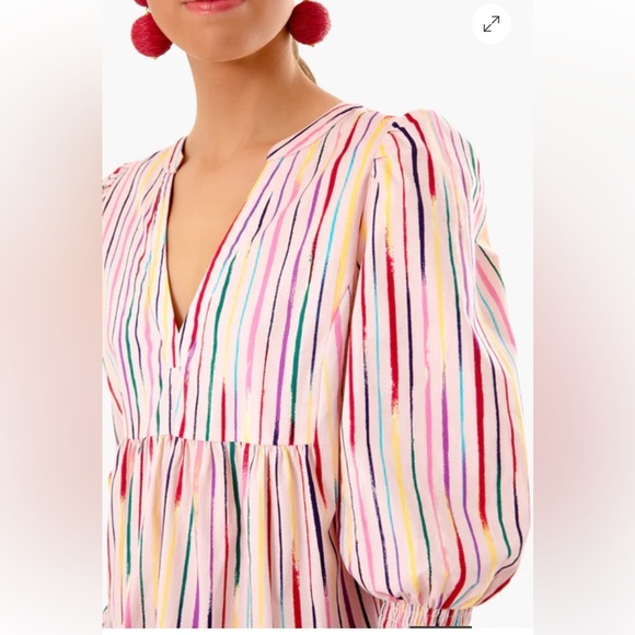 POMANDER PLACE Tuckernuck Bermuda Pink Sorbet Kenzo Dress size Large - Picture 4 of 8